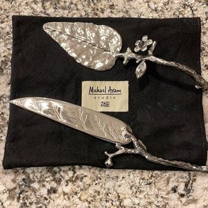 Like new Michael Adam studio serving utensils